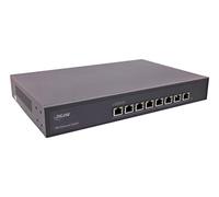 InLine Switch di rete a 8 porte, 10 Gigabit Ethernet, alloggiamento in metallo, 19 pollici, raffreddato a ventola, per reti domestiche e aziendali ad alta velocità, semplice installazione Plug and