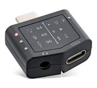 InLine 33054B Mini USB-C 96KHz Hi-Res Audio Adapter con PD, USB-C a 3,5 mm femmi