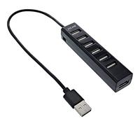 InLine USB 2.0 7-Port Hub da maschio Type-A a 7x femmina Type-A nero 33293D