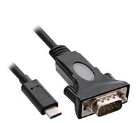 InLine Convertitore USB 2.0 Type C - Seriale RS232 Sub-D 9pin, 0,3m per Netbook,