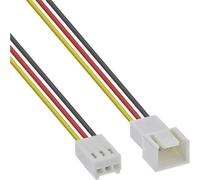InLine 33328M - Cavo di prolunga per ventola a 3 poli Molex maschio a femmina con trasmissione del segnale tachimetro per PC, alloggiamento della ventola, 2 m