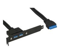 InLine 33390 cavo di interfaccia e adattatore USB 2.0 x 2 5 pin x 2 Argento - NU