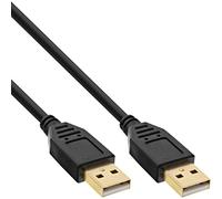 InLine Cavo USB 2.0 34310S da A a A nero con contatti dorati 1 m