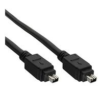 InLine 34443 Cavo firewire (4 Poli IEEE1394, da Maschio a Maschio, 3 m) Nero