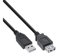 InLine 34602B - Prolunga USB 2.0, tipo A, 2 m, colore: Nero