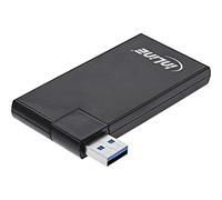 InLine Hub USB Twist 35391 – 4 porte USB 3.0, ruotabile 180° – Nero