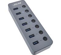 E_0015_ 11849607000 Inline InLine USB 3.2 Gen.1 hub, 7 porte, con interr