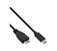 InLine 35722 - Cavo USB 3.1, da USB tipo C a connettore Micro-B, 2 m, colore: Nero