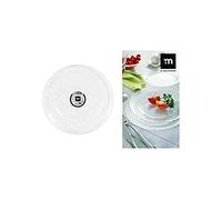 Inline 39722 Piatto Dessert, Vetro, 19 cm