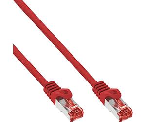 InLine 4043718206506 cavo di rete 1 m Cat6 S/FTP (S-STP) Rosso