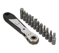 InLine Mini Cricchetto portatile con 12 inserti custodia rigida inclusa - 43034T