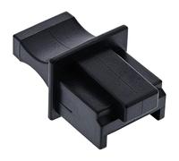 InLine 59942E - Set di 100 Tappi Antipolvere per Presa RJ45, Colore: Nero