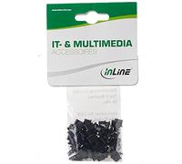 InLine 59948M50 Pack Copertura Antipolvere per USB Type-C Femmina Nero