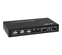 Inline Inline Kvm Desktop Switch, 2-Porte, Hdmi 4k2k, Usb 2.0 Hub, Con Audio S_0
