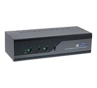 InLine Switch KVM Desktop, 4 porte, Dual Monitor, DP + HDMI, 4K, USB 3.0, Audio- TASTIERA TEDESCA [62644I]