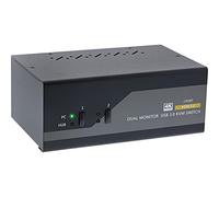 InLine Switch KVM Desktop , 2 porte, Dual Monitor, HDMI, 4K, USB 3.0, Audio [62652I]