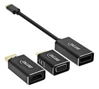 INL InLine® Convertitore USB per Display Set 6-in-1, connettore USB Type-C a pr
