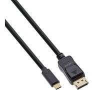 InLine 64123 - Cavo display USB, da USB tipo C a DisplayPort maschio (DP Alt Mode), 4K2K, 3 m, colore: Nero