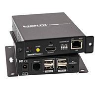 InLine KVM USB HDMI Extender IP, via lan RJ45, UTP, 4K, 100m [64601]