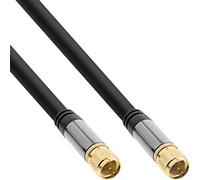 InLine 69105P cavo coassiale 5 m F Nero, Grigio - Cavi coassiali (5 m, F, F, Male connector/Male connector, Dritto, Dritto