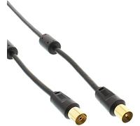 InLine 69401P cavo coassiale 1 m Nero