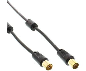 InLine 69401P cavo coassiale 1 m Nero