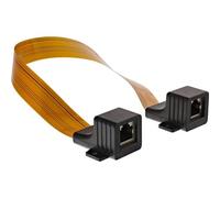 InLine 69991I - Cavo patch per finestra, 2 prese RJ45, non schermato, 0,3 m - NU