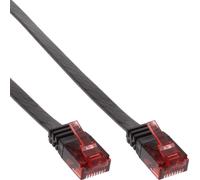 InLine 21106 Cavo Patch Lan Piatto, U/Utp, Cat.6, 7 m, Nero