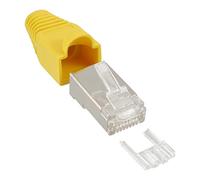 InLine 74510Y connettore di Fili Giallo - Connettori per Cavi (Giallo, Plastica, 10 Pezzo(i)