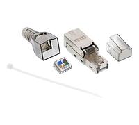 InLine 76204A RJ45 Metallico, Trasparente cavo di collegamento