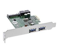 InLine 76666E - Scheda di interfaccia PCIe, 4 porte USB 3.0, (2+2) con slot a basso profilo