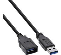 Inline Inline 80pz Bulk Pack Prolunga Cavo Usb 3.0, A Maschio / Femmina, Nero 1m