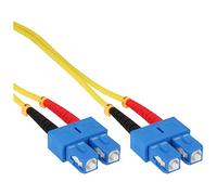 InLine 82905 cavo a fibre ottiche 5 m 2x SC OS2 Giallo