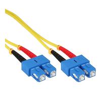 INL InLine® Cavo Duplex, SC/SC 9/125µm, Fibra Ottica OS1, 15m