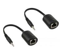 InLine® 89002 Cavo di interfaccia e Adattatore 3.5mm RJ45 Nero