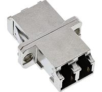 Accoppiatore metallico per fibra ottica - duplex LC-LC - monomodale - manicotto in ceramica - per installazione NEW