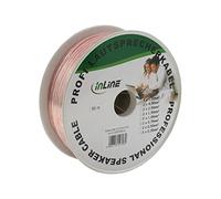 Cavo per altoparlanti - 2x 0,75 mm - CCA - trasparente - 50 m NEW