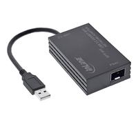 Inline Adattatore di rete da USB-A a SFP per connessioni in fibra ottica Gigabit Ethernet 10/100/1000 Mb/s compatibile con Windows, macOS, Linux, 66659N