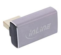 InLine Adattatore DisplayPort 1.4, 90° verticale a sinistra, DP maschio a femmina, compatibile 8K, 17291I