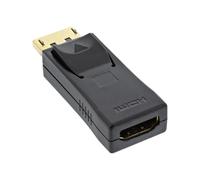 InLine Adattatore DisplayPort da DP a HDMI 4K2K con audio nero da DP a 17198J