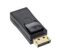 InLine Adattatore DisplayPort da DP a HDMI 4K2K con audio nero da DP a 17198J