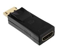InLine Adattatore DisplayPort maschio a HDMI femmina, nero, 4K2K, DP 1.1, 1080p