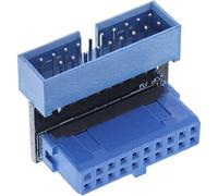 InLine® Adattatore interno USB 3.0, connettore per palo a femmina, angolato ver