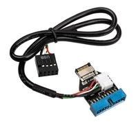 InLine Adattatore interno USB da 3.1 a 3.0 0,42 m USB 3.0 19-pole 33446A