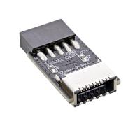 InLine Adattatore Key-A interno da USB 2.0 a USB 3.2 Type-E 0,11 m 9-pole 33446Q