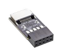 InLine Adattatore Key-A interno da USB 2.0 a USB 3.2 Type-E 0,11 m 9-pole 33446Q