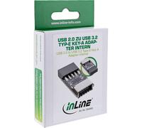 InLine Adattatore Key-A interno da USB 2.0 a USB 3.2 Type-E 33446Q