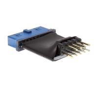 InLine Adattatore USB 3.0 19pin femmina / USB 2.0 10pin maschio 33449L