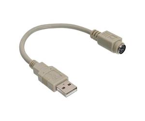 InLine Adattatore USB A maschio / PS/2 Mini Din 6pin femmina, cavo 0,2m