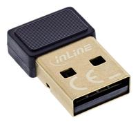 InLine Adattatore USB Bluetooth 5.3, plug and play senza driver, portata fino a 20 m, chipset Realtek, supporta A2DP PAN HFP, per Windows 8.1 10 11, 41322B
